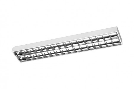 Oprawa nasufitowa rastrowa RASTRO LED 2x120 T8 LED-J, G13 IP20 biała 1220x300x70 GT-LE120JN-01