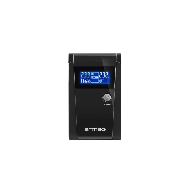 UPS Line-interactive 480W/850VA ARMAC OFFICE 850E LCD 2x230V metalowa obudowa O/850E/LCD