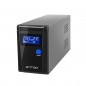 UPS 390W/650VA LINE-INTERACTIVE ARMAC OFFICE LCD 2x230V czysta sinusoida, metalowa obudowa O/650E/PSW