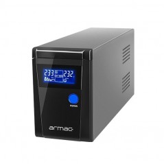 UPS 480W/850VA LINE-INTERACTIVE ARMAC OFFICE LCD 2x230V czysta sinusoida, metalowa obudowa O/850E/PSW