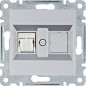Lumina Gniazdo komputerowe pojedyczne RJ45 kat.6 UTP srebrne WL2152