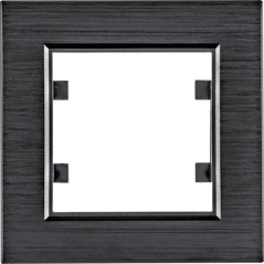 Lumina passion Ramka 1-krotna aluminium czarne WL9013