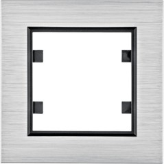 Lumina passion Ramka 1-krotna aluminium srebrne WL9012