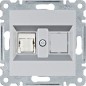 Lumina Gniazdo komputerowe pojedyncze RJ45 kat.5e UTP srebrne WL2112 Lumina Gniazdo komputerowe pojedyncze RJ45 kat.5e UTP srebrne WL2112