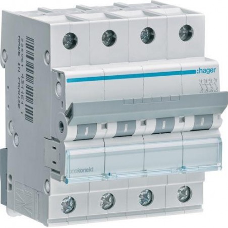 Wyłącznik nadprądowy 4P B 16A 6kA AC MBN416E
