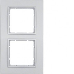 Berker B.7 Ramka podwójna aluminium mat 10126424