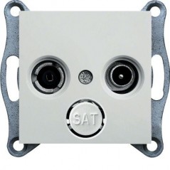 Lumina Gniazdo antenowe RTV standard białe WL3010