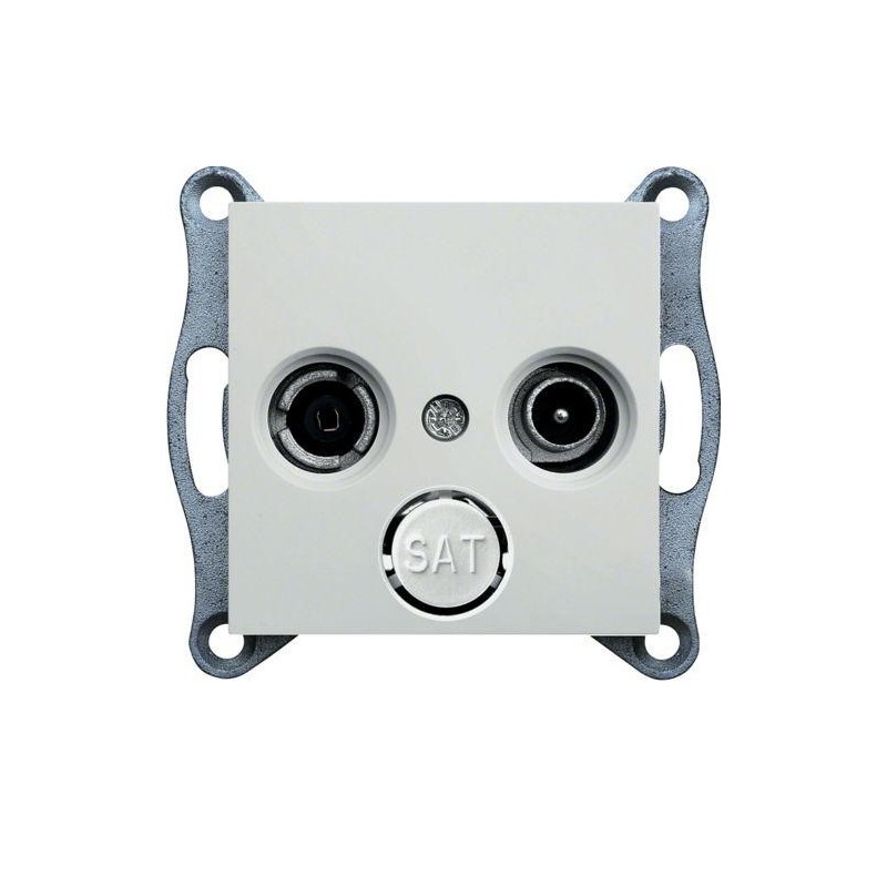 Lumina Gniazdo antenowe RTV standard białe WL3010 Lumina Gniazdo antenowe RTV standard białe WL3010