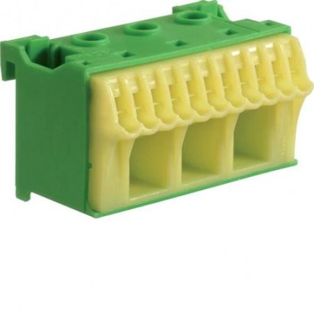 Blok samozacisków QC 63A zielony 14 przyłączy 33x60x34mm KN14E