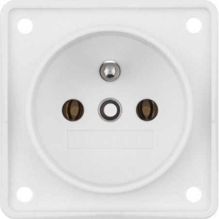 Integro Flow Gniazdo pojedyncze z/u śnieżnobiałe mat 961852502