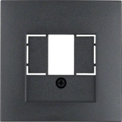 B.1/B.3/B.7 Element centralny do gniazda TAE i głośnikowego antracyt mat 10331606