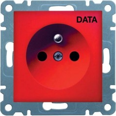 Lumina Gniazdo pojedyncze z/u 16A /DATA/ czerwone WL1029
