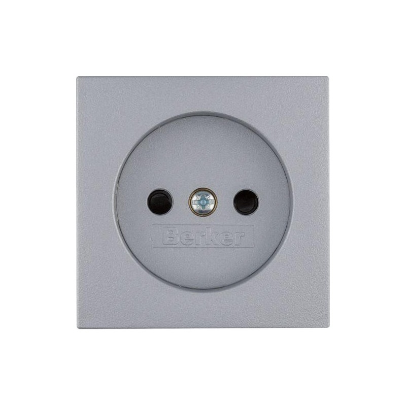 B.1/B.7 Płytka czołowa gniazda b/u aluminium 3967331404