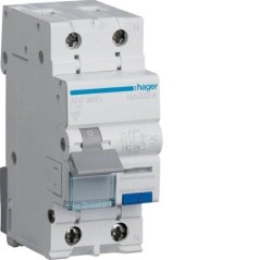 Wyłącznik różnicowo-nadprądowy RCBO 2P C16A 0,03A Typ AC ADC966D