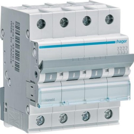 Wyłącznik nadprądowy 4P C 0,5A 6kA AC MCN400E