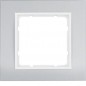 Berker B.3/B.7 Glas Ramka pojedyncza aluminium/śnieżnobiała 10113904 Berker B.3/B.7 Glas Ramka pojedyncza aluminium/śnieżnobiała 10113904