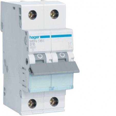 Wyłącznik nadprądowy 1+N B 16A 6kA AC MBN516E