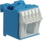 Blok samozaciskow 63A QC niebieski 6 przyłączy 33x30x34mm KN06N