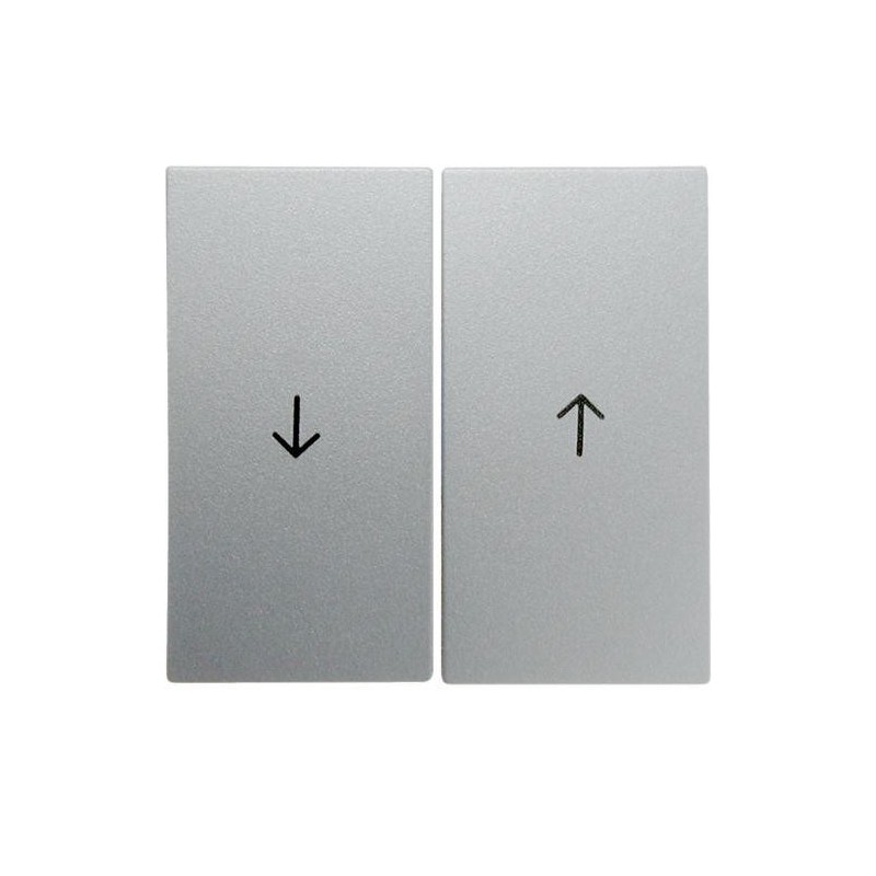 Berker B.7 Glas Klawisze z symbolem Strzałka” aluminium 16251404