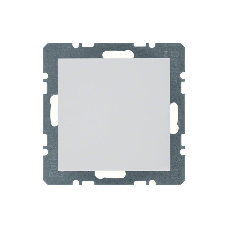 Berker/B.Kwadrat Zaślepka z elementem centralnym śnieżnobiała S.1/B.3/B.7 Glas 10098989