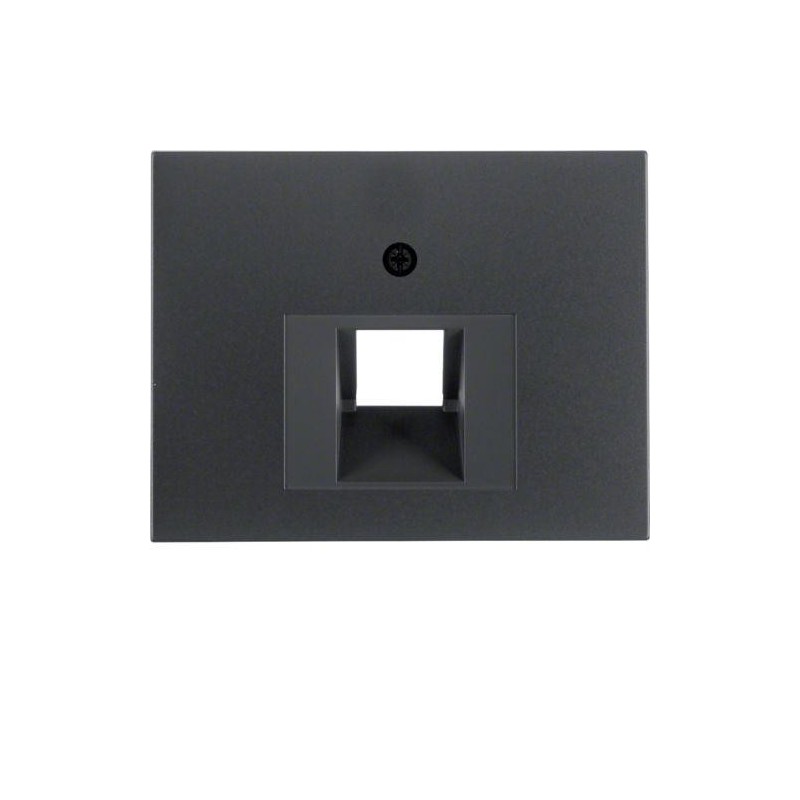 K.1 Element centralny do gniazda UAE RJ11 RJ12 RJ45 kat.3, 5e, 6 45st antracyt mat lakierowany 14077006 K.1 Element centralny do gniazda UAE RJ11 RJ12 RJ45 kat.3, 5e, 6 45st antracyt mat lakierowany 14077006