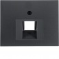 K.1 Element centralny do gniazda UAE RJ11 RJ12 RJ45 kat.3, 5e, 6 45st antracyt mat lakierowany 14077006 K.1 Element centralny do gniazda UAE RJ11 RJ12 RJ45 kat.3, 5e, 6 45st antracyt mat lakierowany 14077006