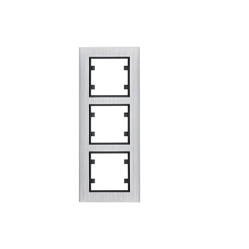 Lumina passion Ramka 3-krotna pionowa aluminium srebrne WL9132 Lumina passion Ramka 3-krotna pionowa aluminium srebrne WL9132