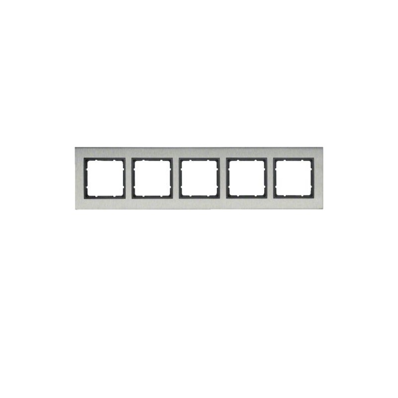 B.7 Ramka 5-krotna pozioma stal szlachetna/antracyt 10253606 B.7 Ramka 5-krotna pozioma stal szlachetna/antracyt 10253606