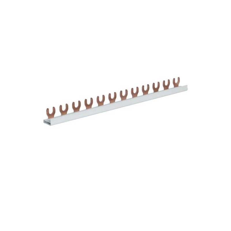 Szyna łączeniowa 1P 63A 10mm2 widełkowa (12 mod.) KDN163A Szyna łączeniowa 1P 63A 10mm2 widełkowa (12 mod.) KDN163A
