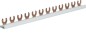 Szyna łączeniowa 1P 63A 10mm2 widełkowa (12 mod.) KDN163A Szyna łączeniowa 1P 63A 10mm2 widełkowa (12 mod.) KDN163A