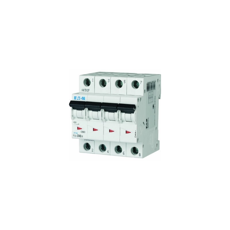 Wyłącznik nadprądowy 4P B 40A 6kA AC PL6-B40/4 166502 Wyłącznik nadprądowy 4P B 40A 6kA AC PL6-B40/4 166502