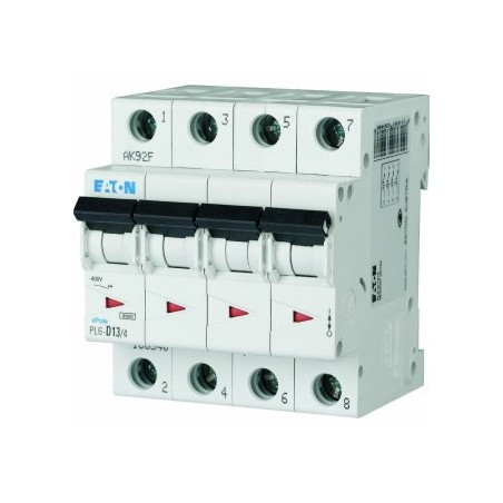 Wyłącznik nadprądowy 4P C 13A 6kA AC PL6-C13/4 166517