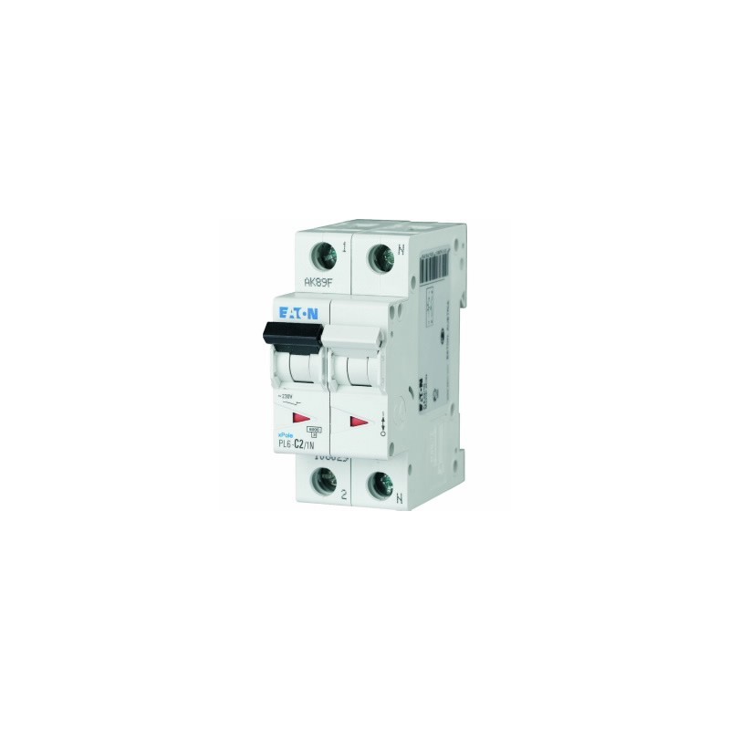 Wyłącznik nadprądowy 1P+N D 2A 6kA AC PL6-D2/1N 164943 Wyłącznik nadprądowy 1P+N D 2A 6kA AC PL6-D2/1N 164943