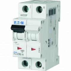 Wyłącznik nadprądowy 1P+N D 16A 6kA AC PL6-D16/1N 164941