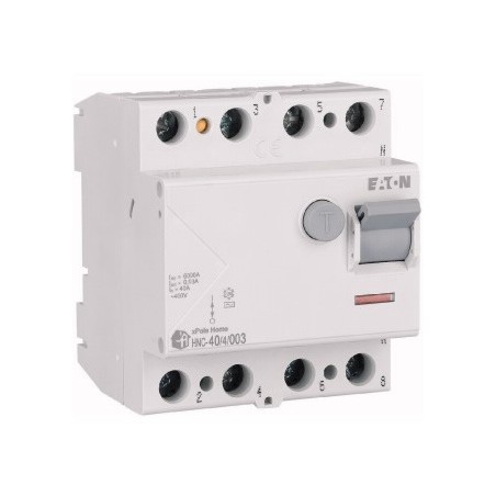 Wyłącznik różnicowoprądowy 4P 40A 0,03A typ AC xPole Home HNC-40/4/003 194694