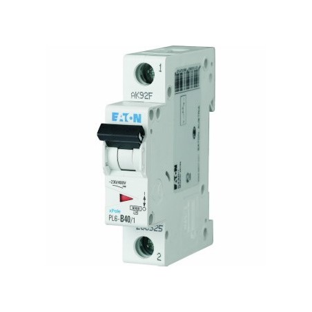 Wyłącznik nadprądowy 1P D 40A 6kA AC PL6-D40/1 286549