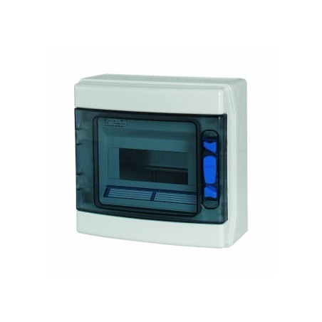 Rozdzielnica modułowa 1x8 natynkowa odporność UV IP65 IKA-1/8-ST-UV 174189