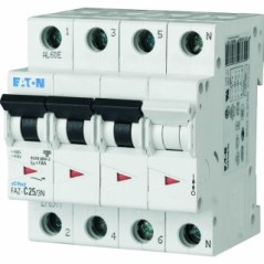 Wyłącznik nadprądowy 3P+N C 40A 15kA FAZ C40/3N 278979