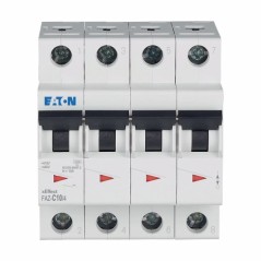 Wyłącznik nadprądowy 4P C 10A 15kA AC FAZ C10/4 279057