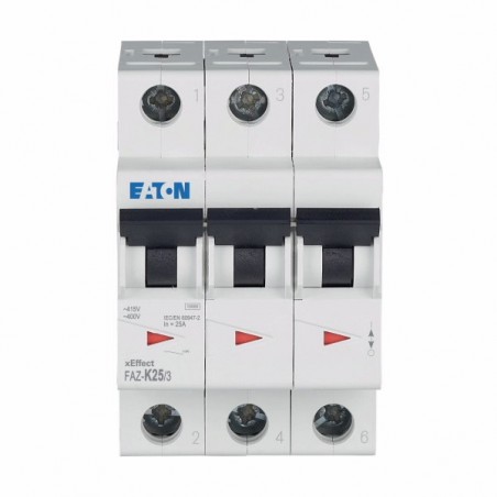 Wyłącznik nadprądowy 3P K 25A 15kA AC FAZ-K25/3 278913