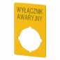 Szyld do przycisków awaryjnych PL M22-XZK-PL99 167637