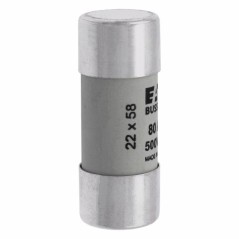 Wkładka cylindryczna 22x58mm 80A gG 500V AC C22G80