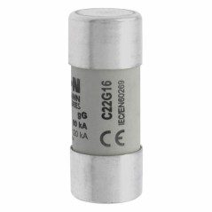 Wkładka bezpiecznikowa cylindryczna 22x58mm 16A gL/gG 690V C22G16