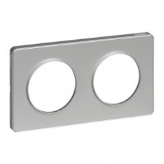 Odace touch Ramka podwójna aluminium S53P804