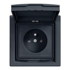 Gniazdo 2P+PE IP44 z ramką (1-krotne) z EPH2800371