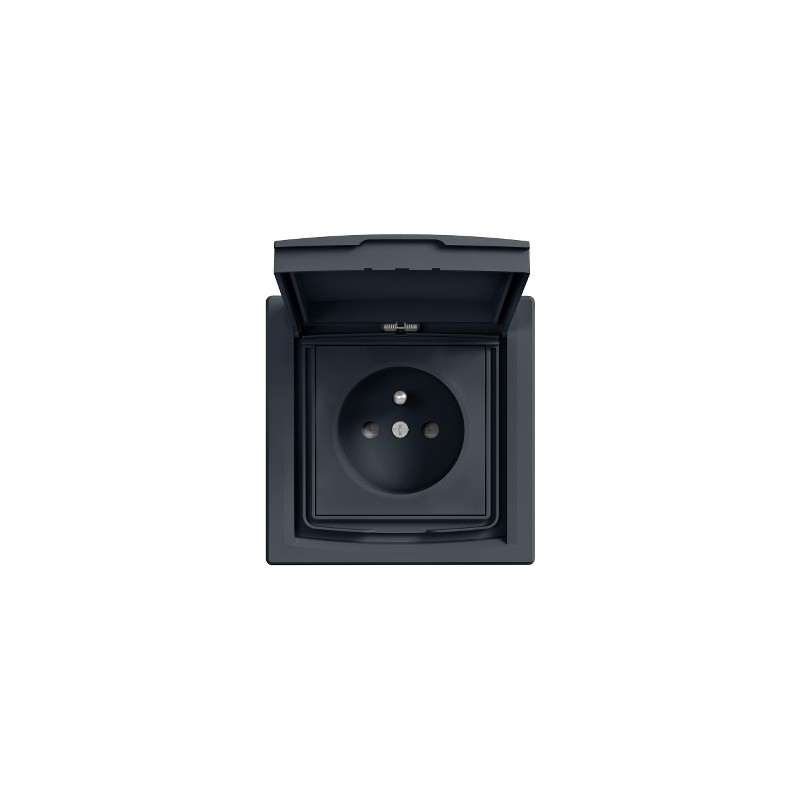 Gniazdo 2P+PE IP44 z ramką (1-krotne) z EPH2800371
