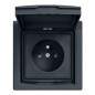 Gniazdo 2P+PE IP44 z ramką (1-krotne) z EPH2800371