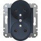 Asfora Gniazdo podwójne z/u bez ramki antracyt EPH9810271 Asfora Gniazdo podwójne z/u bez ramki antracyt EPH9810271
