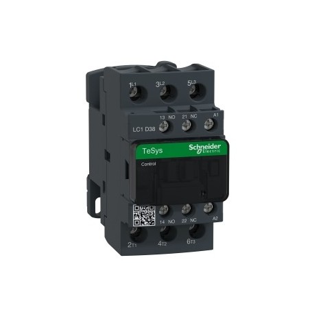 TeSys Deca Stycznik mocy 38A 3P 24V AC 1Z 1R LC1D38B7