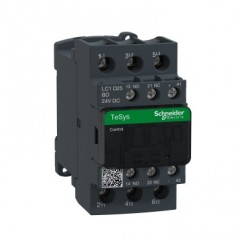 TeSys Deca Stycznik mocy 25A 3P 24V DC 1Z 1R LC1D25BD